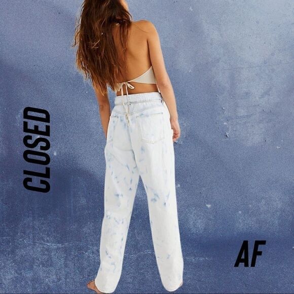 FREE PEOPLE BY CLOSED ANNI HIGH RISE JEANS NEW NWT SIZE 28 - Picture 11 of 11